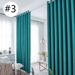Rideaux Occultants De Luxe En Lin, Couleur Unie, Sur Mesure, Pour Chambre À Coucher, Salon
