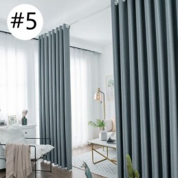 Rideaux Occultants De Luxe En Lin, Couleur Unie, Sur Mesure, Pour Chambre À Coucher, Salon