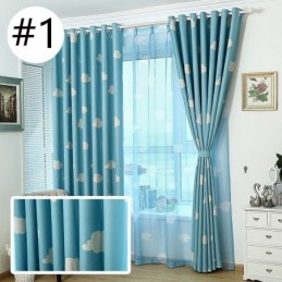 Rideau Occultant Sur Mesure Motif Nuage