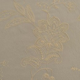 Rideau Semi-Occultant Rétro Sur Mesure En Jacquard De Précision Pour Salon