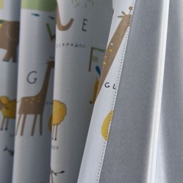 Rideau Occultant Sur Mesure Motifs Animaux Chambre D'Enfant