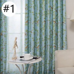 Rideaux Occultants Style Pastoral Américain, Imprimés Oiseaux, Sur Mesure, Pour Salon Et Chambre À Coucher