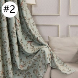 Rideaux Occultants Style Pastoral Américain, Imprimés Oiseaux, Sur Mesure, Pour Salon Et Chambre À Coucher