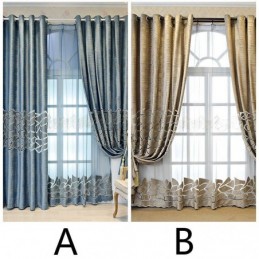 Rideau Nordique Sur Mesure, Broderie Minimaliste, Traitement De Fenêtre