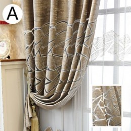 Rideau Nordique Sur Mesure, Broderie Minimaliste, Traitement De Fenêtre