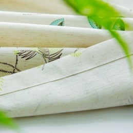Rideaux Occultants À Imprimé Tropical, Rideaux À Feuilles Vertes, Rideaux Sur Mesure Pour Chambre À Coucher