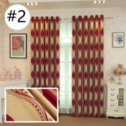 Rideau Occultant Nordic Max Sur Mesure, Motif Vigne Jacquard Imprimé Pour Chambre