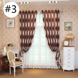 Rideau Occultant Nordic Max Sur Mesure, Motif Vigne Jacquard Imprimé Pour Chambre