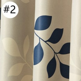 Rideaux Occultants À Imprimé Feuilles Pastorales Pour Le Salon
