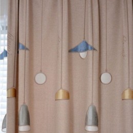 Rideau De Fenêtre Brodé De Haute Qualité, Fabriqué Sur Mesure Pour Le Salon