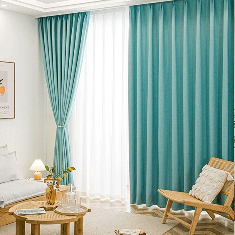 Rideaux Modernes De Couleur Unie, Occultants, Sur Mesure, Pour Salon Et Chambre À Coucher