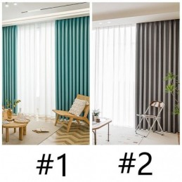 Rideaux Modernes De Couleur Unie, Occultants, Sur Mesure, Pour Salon Et Chambre À Coucher