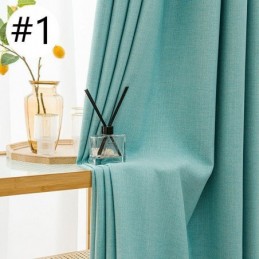 Rideaux Modernes De Couleur Unie, Occultants, Sur Mesure, Pour Salon Et Chambre À Coucher