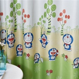 Rideau Occultant Imprimé Doraemon, Sur Mesure, Pour Chambre D'Enfant