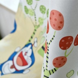 Rideau Occultant Imprimé Doraemon, Sur Mesure, Pour Chambre D'Enfant