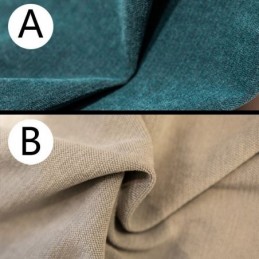 Rideau Occultant Sur Mesure Avec Broderie De Fleurs Nordiques Décoratives