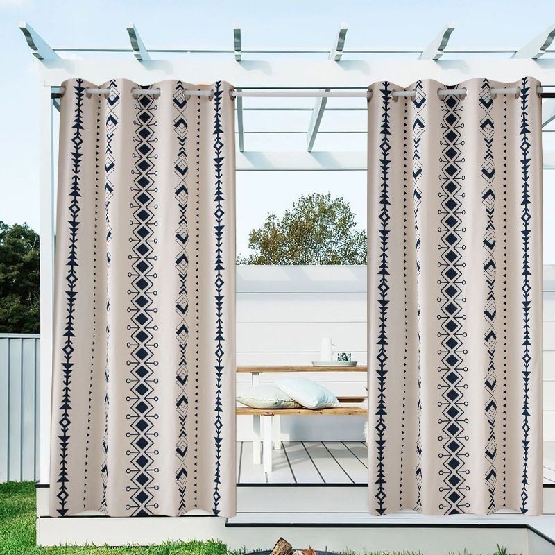 Rideaux D'Extérieur Imperméables Et Bloquant La Chaleur, Fabriqués Sur Mesure Pour Terrasse, Pergola, Porche