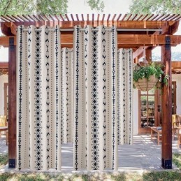 Rideaux D'Extérieur Imperméables Et Bloquant La Chaleur, Fabriqués Sur Mesure Pour Terrasse, Pergola, Porche