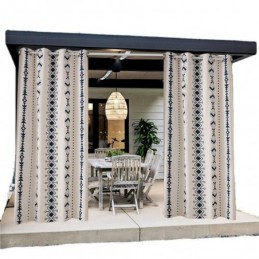 Rideaux D'Extérieur Imperméables Et Bloquant La Chaleur, Fabriqués Sur Mesure Pour Terrasse, Pergola, Porche