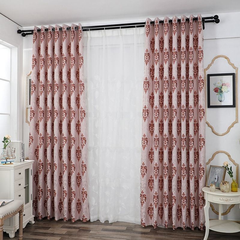 Rideaux Modernes En Tissu Jacquard Chenille Européen Pour Salon, Salle À Manger Et Chambre À Coucher