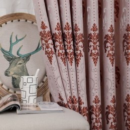 Rideaux Modernes En Tissu Jacquard Chenille Européen Pour Salon, Salle À Manger Et Chambre À Coucher