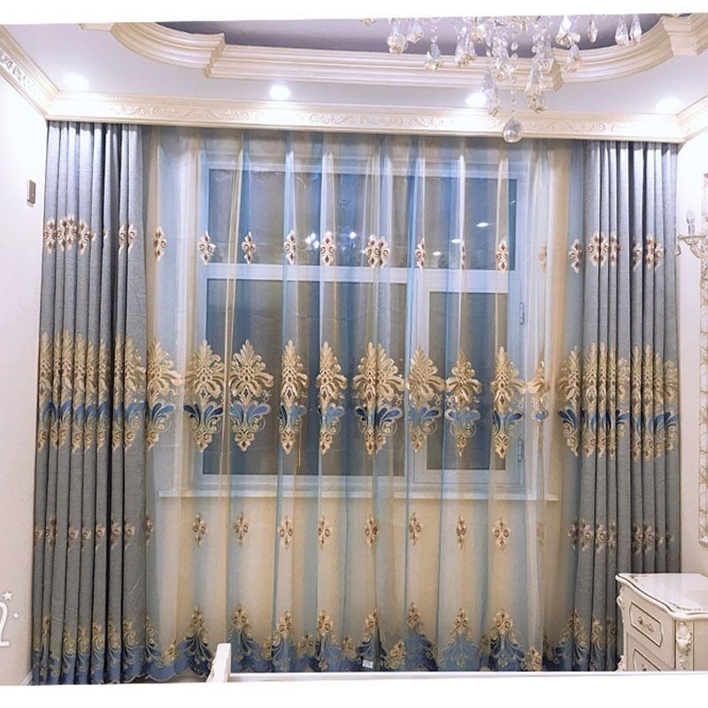 Rideau En Chenille Sur Mesure, Style Européen, Pour Fenêtre