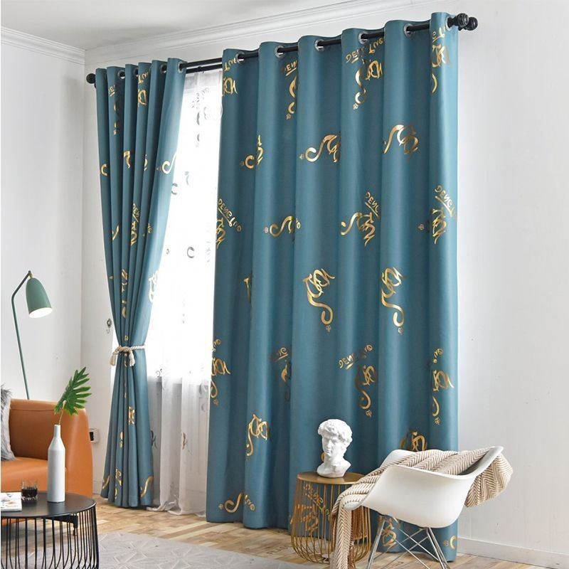 Rideau Occultant Sur Mesure, Motif De Caractère De Style Nordique