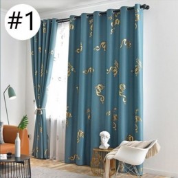 Rideau Occultant Sur Mesure, Motif De Caractère De Style Nordique