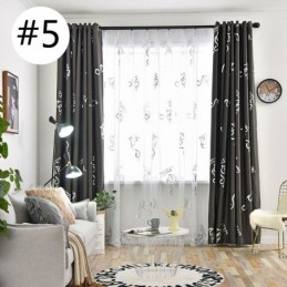 Rideau Occultant Sur Mesure, Motif De Caractère De Style Nordique
