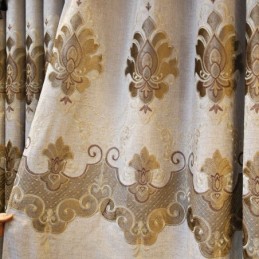 Rideau Sur Mesure Rideau Style Européen Broderie
