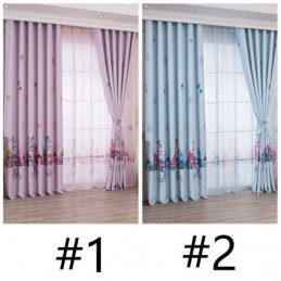 Rideaux Occultants Pour Chambre D'Enfant Motif Maison De Dessin Animé