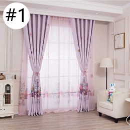 Rideaux Occultants Pour Chambre D'Enfant Motif Maison De Dessin Animé