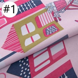 Rideaux Occultants Pour Chambre D'Enfant Motif Maison De Dessin Animé