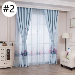 Rideaux Occultants Pour Chambre D'Enfant Motif Maison De Dessin Animé