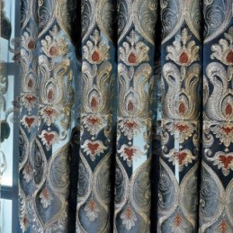 Rideau En Chenille Sur Mesure, Style Européen, Pour Fenêtre De Salon