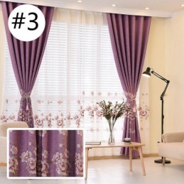 Rideau Occultant Sur Mesure, Broderie Minimaliste