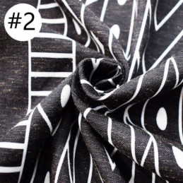 Rideaux À Imprimé Géométrique Semi-Occultants En Coton Et Lin À Pompons Pour Salon