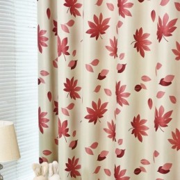 Rideaux Occultants À Imprimé Feuilles Pour Salon