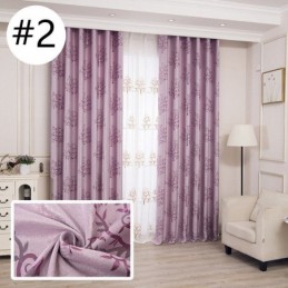 Rideaux Occultants Modernes En Tissu Jacquard À Motif Arbre
