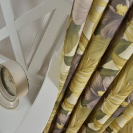 Rideau Occultant Country Max Sur Mesure, Imprimé Floral, Pour Chambre À Coucher