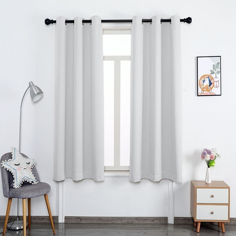 Rideau Occultant Moderne Sur Mesure, Couleur Pure, Pour Salon Et Chambre À Coucher