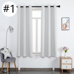 Rideau Occultant Moderne Sur Mesure, Couleur Pure, Pour Salon Et Chambre À Coucher