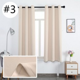 Rideau Occultant Moderne Sur Mesure, Couleur Pure, Pour Salon Et Chambre À Coucher