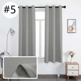 Rideau Occultant Moderne Sur Mesure, Couleur Pure, Pour Salon Et Chambre À Coucher