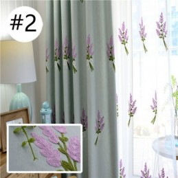 Rideau En Coton Et Lin Sur Mesure, Broderie Minimaliste