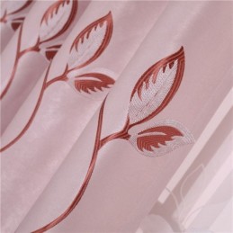 Rideaux Occultants À Imprimé Feuilles Pour Salon