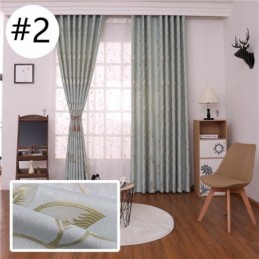 Rideaux Occultants À Imprimé Feuilles Pour Salon