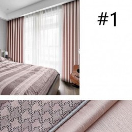 Rideau De Maison Sur Mesure, Style Nordique, Couleur Unie