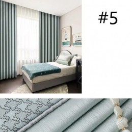 Rideau De Maison Sur Mesure, Style Nordique, Couleur Unie