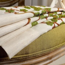 Rideau Moderne Sur Mesure En Coton Et Lin, Frais Et Minimaliste